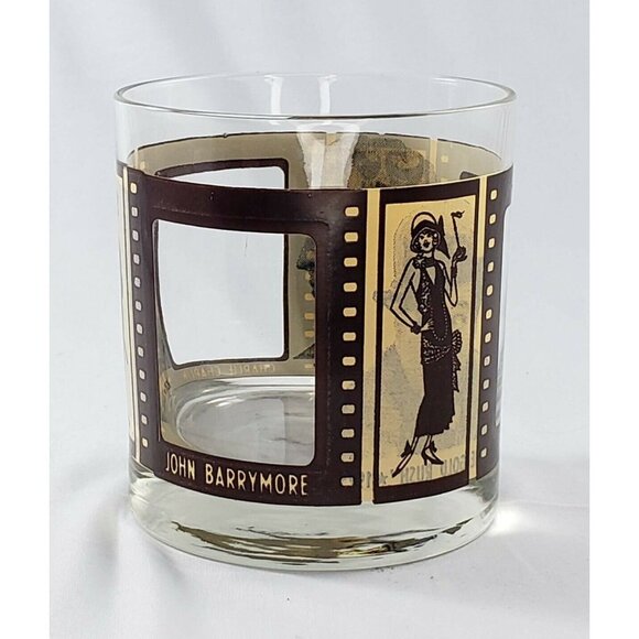 Roaring Twenties Houze Art Film Star Whiskey Glasses Cocktail Barware Vintage - Picture 4 of 12